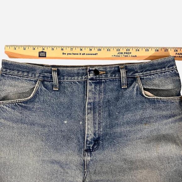 Vintage 80s Rustler Light Wash Faded Denim Jeans Made in USA - Picture 6 of 7